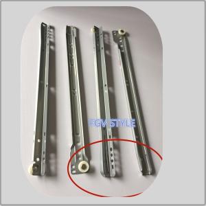China Low Impaction Ball Bearing Drawer Runners , Dresser Drawer Slides Undermount For Cabinet Furniture Fitting wholesale