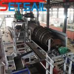 86-100 Bucket Quantity Drum Screen Motor Power River Gold and Diamond Dredger