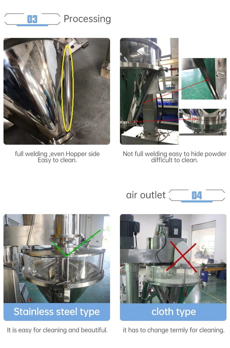 Canned Dosing Auger Filling Packing Machine 500g Coffee Powder Filling Machine
