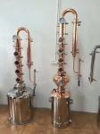Red Copper GHO 50L 100L 85 Degrees Copper Alcohol Column Distillation Alcohol
