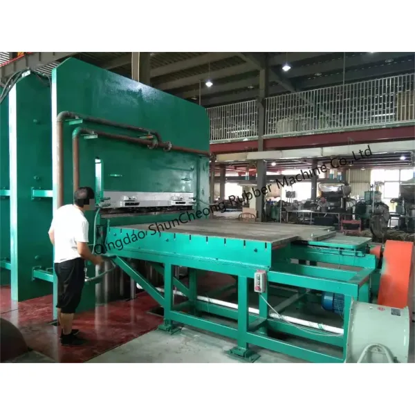 High-Efficiency Electric Heating Two-Way Sliding Mold Rubber Vulcanizing Press Machine