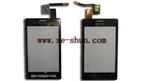 China Cell Phone Replacement Touch Screens for Sony Ericsson ST27 Touchscreen black wholesale