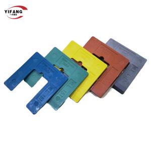 China 90x90mm Stump Waterproofing Plastic Packers Window and Horseshoe Packers with Shim for Window and Stump Packing wholesale