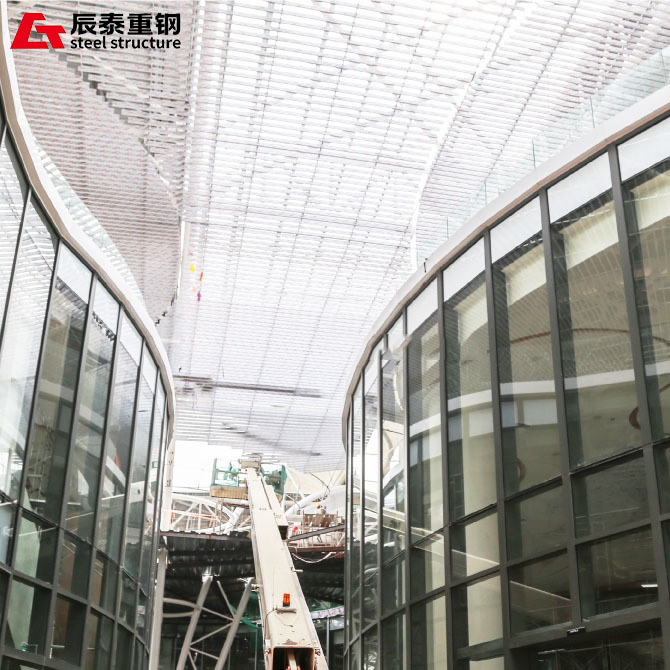 Steel Structure Gallery Showroom Office Building Shopping Mall