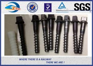 China Black Oxide Railway Sleeper Screws Zinc Dacromet Screw On Spikes wholesale