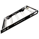 High- Black Powder Coated Aluminium Alloy Rooftop Cargo Carrier Basket for Jeep