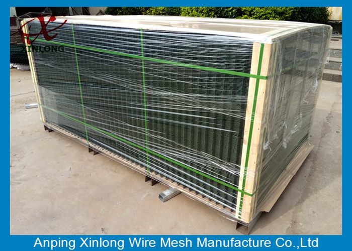 Security 868 Welded Double Wire Fence / Anti Climb Welded Wire Mesh Fence
