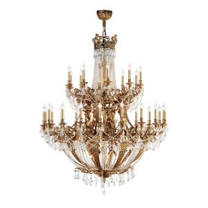 China Natural brass crystal chandelier Lighting for Indoor home Fixtures (WH-PC-20) wholesale