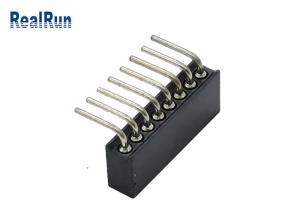 China PA6T PPS Height 4.1mm Round Pin Header L8.6mm Right Angle wholesale