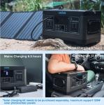 Outdoor Solar Power Portable Generator 110V 220V 500w Camping Solar Power