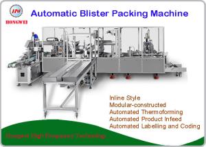 China Fully Automatic Blister Machine , PLC Control Blister Card Packaging Machine wholesale