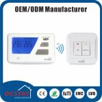 230V Air Conditioning Wireless RF Room Thermostat For Combi Boiler RF 868MHZ
