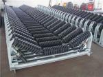 Black Ends Mining 220v Conveyor Impact Roller