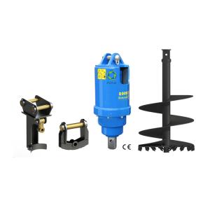 China 3m Drilling Depth Hydraulic Earth Auger For Excavator / Tractor / Skid Steer wholesale