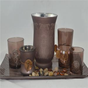 China copper color wholesale candles holder set wholesale