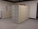 Keyless 5 Tier Beige Plastic School Lockers Corrosion Proof / Highly Water
