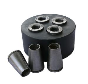 China Flat Prestressed Post Tension Anchor Round Anchor Head For Concrete Building wholesale