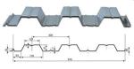 15KW Floor Deck Roll Forming Machine For Metal Structural Building Construction