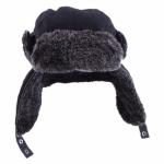 Barbour Kids Lined Wool Winter Hat In Olive Green Blank Logo Available