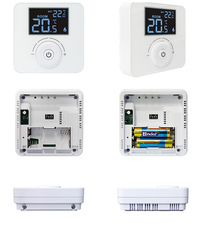 8A 230V Digital Wired Room Thermostat 0℃-40℃ Temperature Range