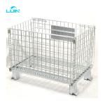 Collapsible / Folding Welded European Metal Steel Wire Mesh Pallet Cage