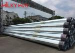 Power Distribution Electric Steel Pole 35FT 40Ft Hot Dip Galvanized Finish