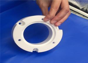 China High CNC Mechanical Strength Zirconia Ceramic Parts Ceramic Flange For Industrial wholesale