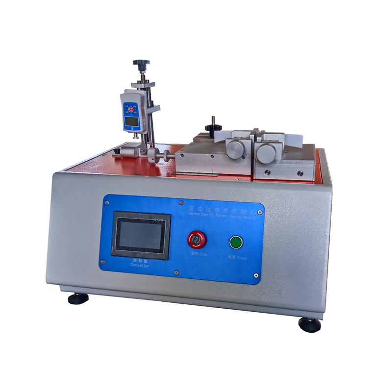 Leather Edge Paint Bending Fatigue Testing Machine, Edge Coating Durability Tester for Luggage Handbags Footwear
