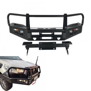 China Steel Powder Coated Front Bumpers For TOYOTA EU Hilux ISO9001 Off Road Bumpers on sale