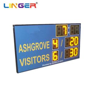 China Electronic Led Wireless Table Tennis Digital Scoreboard With Customized Club Name wholesale
