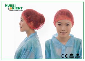 China Disposable Soft Non-Woven Polypropylene Surgical Bouffant Cap With Single Elastic wholesale