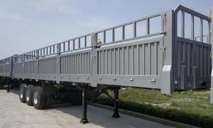China Jost Kingpin 3 Axle Side Wall Semi Trailer for Heavy Duty Transportation Provider wholesale
