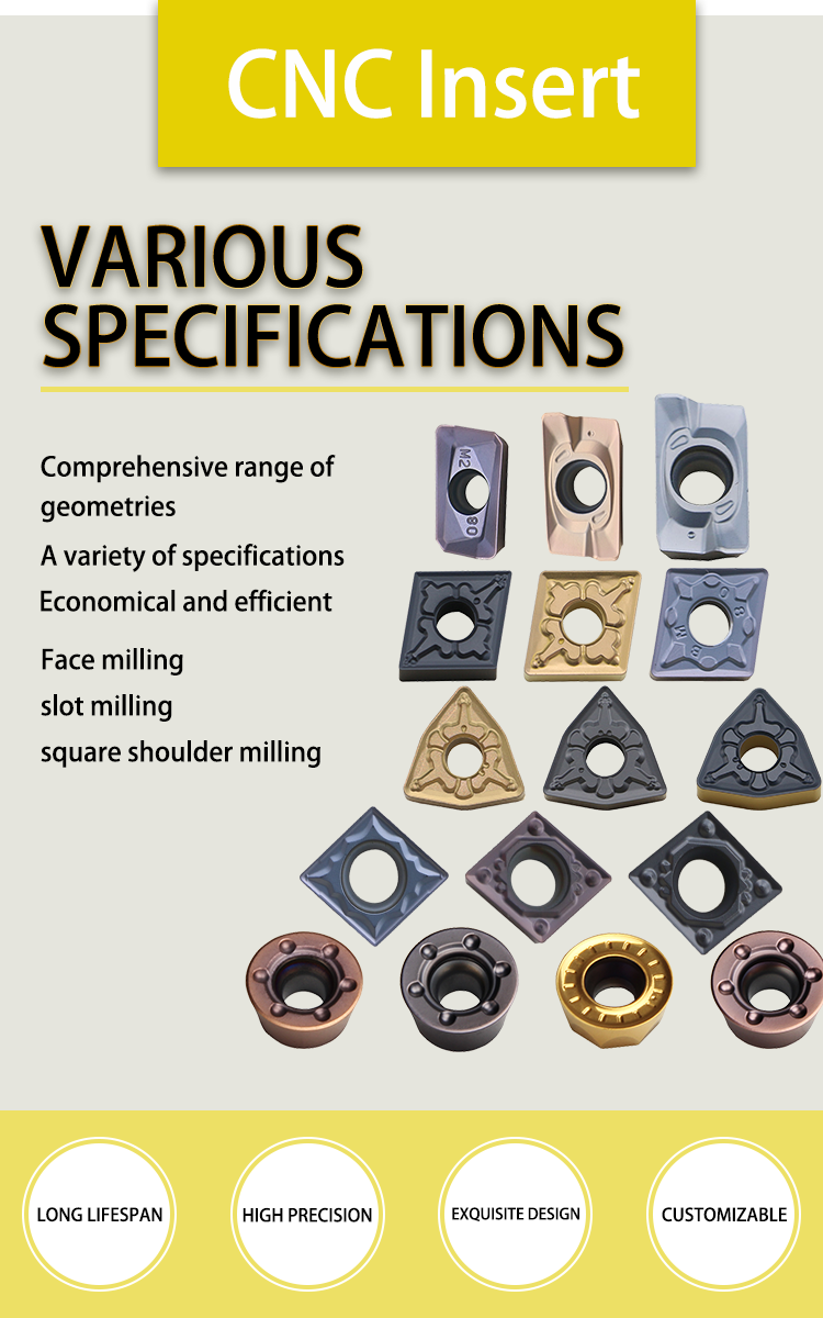 WPGT Model CNC Milling Insert with 9.525mm Diameter and 4.2mm Thickness for High Precision Machining