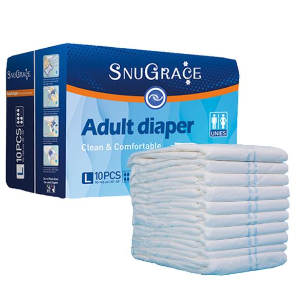 Soft Breathable High Absorption Disposable Adult Diaper with USA Approved