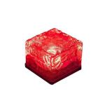 Environmental Friendly Solar Powered LED Ground Lights Creative Cube Rock Stone