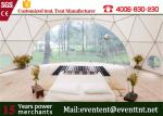 Luxury Camping Tent 8 Meters Diameter Transparent With Luxury Decoration