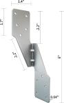 152*35.5mm Hurricane Straps Heavy Duty Galvanized Hurricane Tie for Hurricane