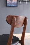 Nordic Style Leather Designer Modern Dining Chair