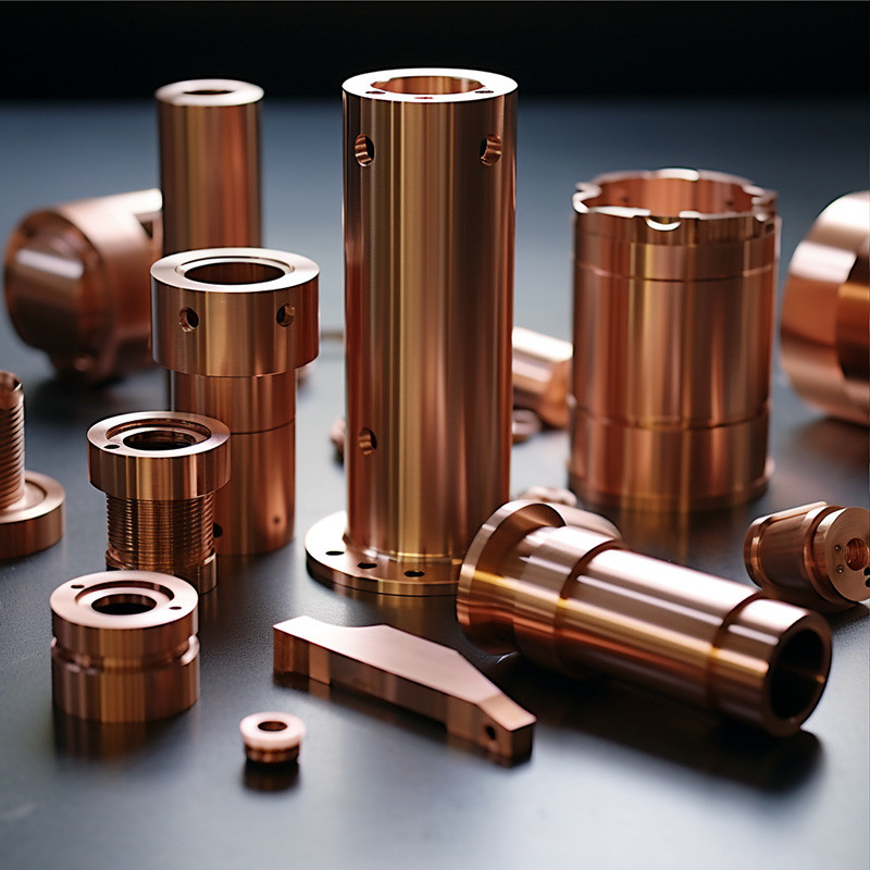 High Precision CNC Turning Copper Part For Aerospace Automotive Industry