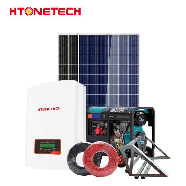 Mini Panel Solar Hybrid Power Systems with IP65 Junction Box