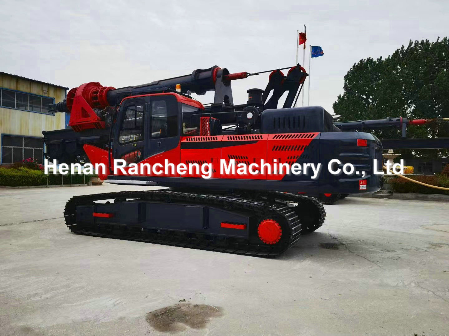 RCQ515M Mini Pile Drilling Rig Drilling Depth 15m Hydraulic Small Rotary Drilling Machine