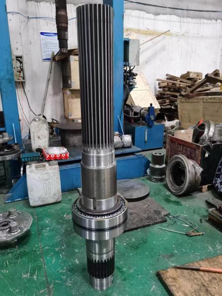 Main Involute 50HRC Spline Gear Shaft Transmission Parts Of Coal Heading Machine