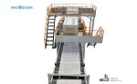 Sinohs Automatic SPC floor manufacturing equipment / SPC floor sheet making