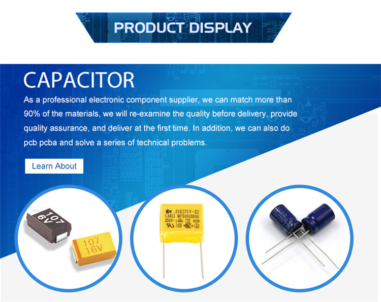T491B107K010AT 100uF Molded Tantalum Capacitor 1.2Ohm Electronic Capacitors