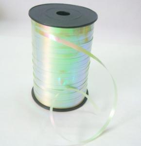 China Rain Bow Crimped Ribbon 250Y Length 5mm Width For Restaurants / Gift Stores on sale