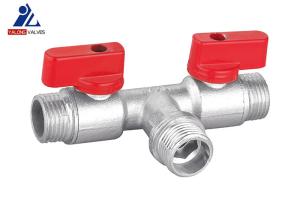 China CW617N Pure PTFE 3 Way Tee Valve wholesale