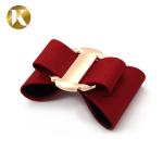 Customized Decorative Shoe Clips Handicrafts / Bonded Leather Style