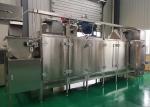 304 Stainless Steel Nut Roasting Equipment , Cashew Nut Roasting Processing Line