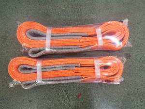 China Custom Printed Logo Polyester Webbing Sling Belt 1t 25mm Width For Lifting wholesale