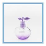 100ml crystal apple perfume glass bottle plastic cap